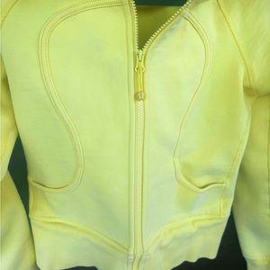 Lululemon thick zip up hooded jacket.